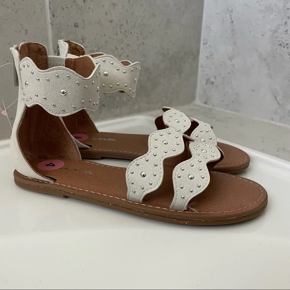 Nina Girls Willette Strappy Sandals Size 4